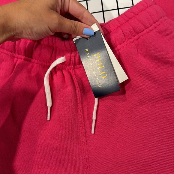 NWT Polo Ralph Lauren Pink Sweat Jogger Pants - Picture 5 of 8